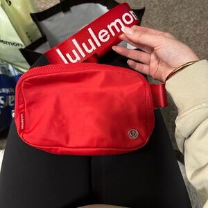 Lululemon Red Belt Bag